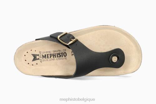 des sandales Mephisto melinda noir femmes X826114