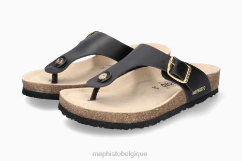 des sandales Mephisto melinda noir femmes X826114