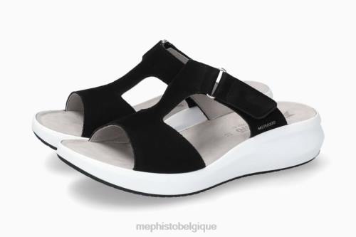 des sandales Mephisto minuscule noir femmes X826397
