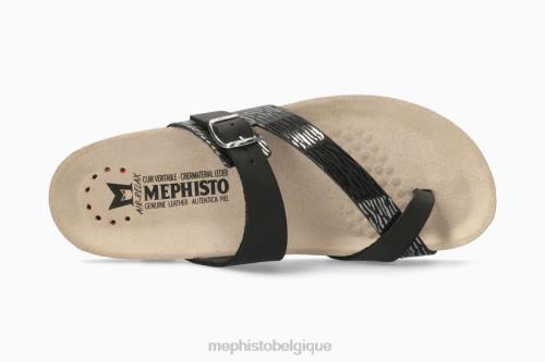 des sandales Mephisto nalia noir femmes X826237