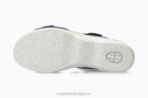 des sandales Mephisto oriana bleu nuit femmes X82621