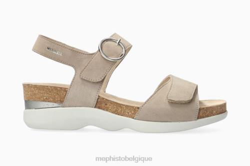 des sandales Mephisto oriana gris chaud femmes X82670