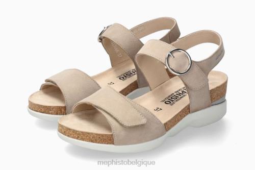 des sandales Mephisto oriana gris chaud femmes X82670
