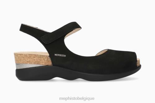 des sandales Mephisto orphée noir femmes X82690