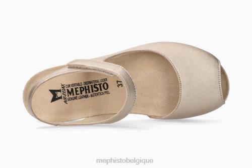 des sandales Mephisto orphée platine femmes X82697