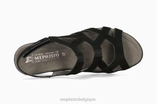 des sandales Mephisto pamela noir femmes X826168
