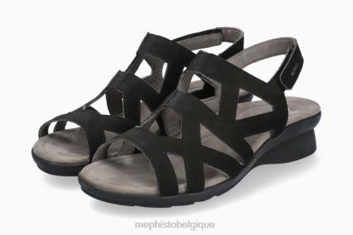 des sandales Mephisto pamela noir femmes X826168