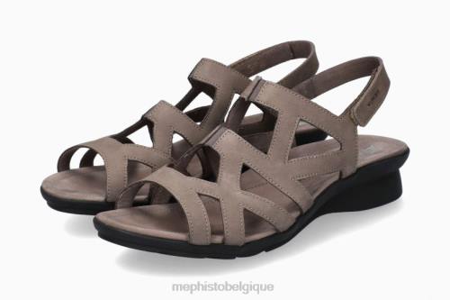 des sandales Mephisto pamela étain femmes X826166