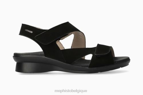 des sandales Mephisto paska noir femmes X82685