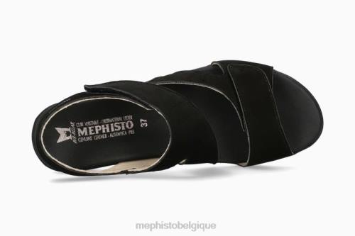 des sandales Mephisto paska noir femmes X82685