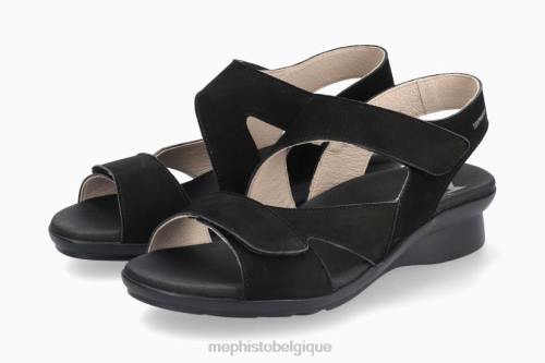 des sandales Mephisto paska noir femmes X82685