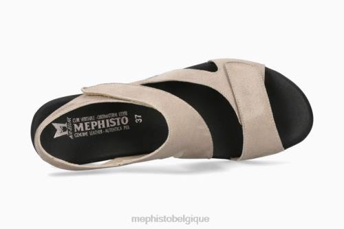 des sandales Mephisto paska taupe clair femmes X82686