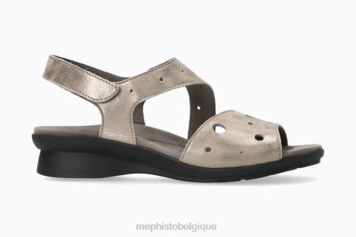 des sandales Mephisto perf taupe foncé femmes X826176