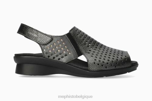 des sandales Mephisto polka carbone femmes X82695