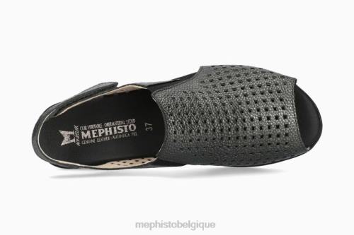 des sandales Mephisto polka carbone femmes X82695