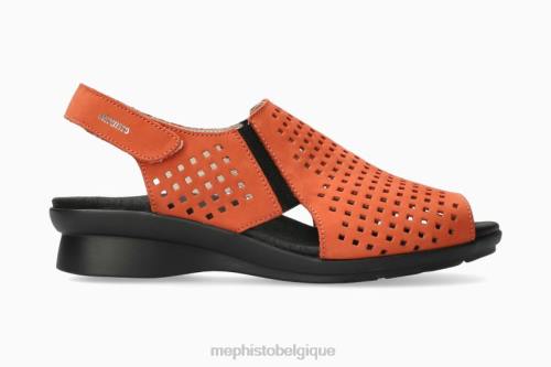 des sandales Mephisto polka noix de coco femmes X82694