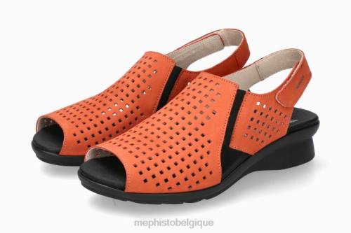 des sandales Mephisto polka noix de coco femmes X82694