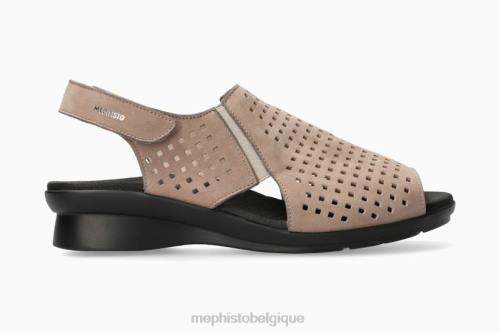 des sandales Mephisto polka taupe clair femmes X82676