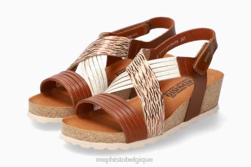 des sandales Mephisto renza Noisette femmes X826243