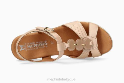 des sandales Mephisto séline fard pâle femmes X82613