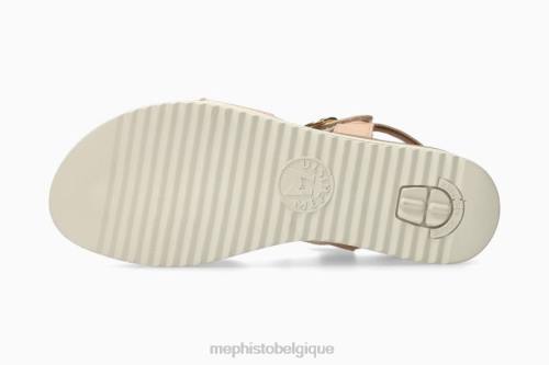 des sandales Mephisto séline fard pâle femmes X82613