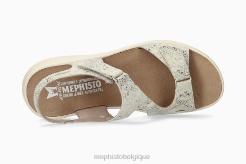 des sandales Mephisto tiare platine femmes X826175