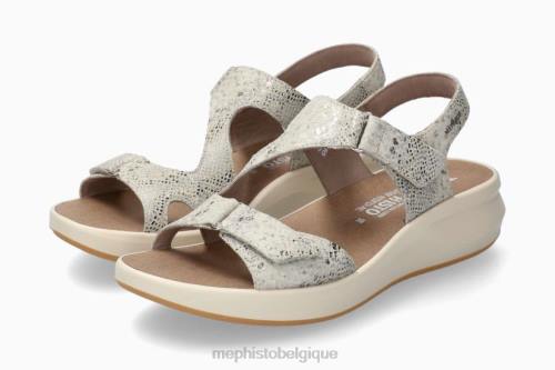 des sandales Mephisto tiare platine femmes X826175