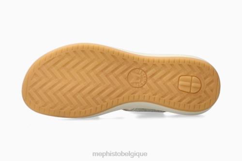 des sandales Mephisto tiare platine femmes X826175