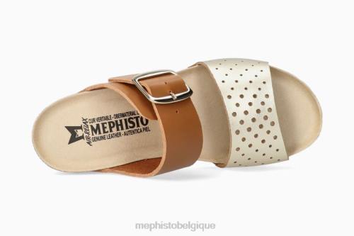 des sandales Mephisto valence or femmes X826378