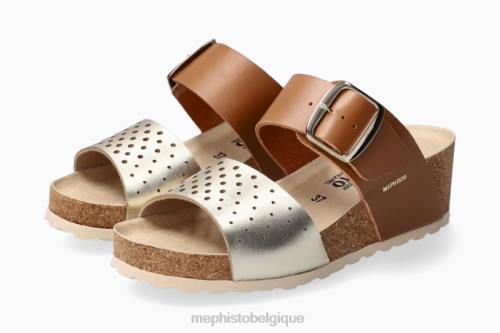 des sandales Mephisto valence or femmes X826378