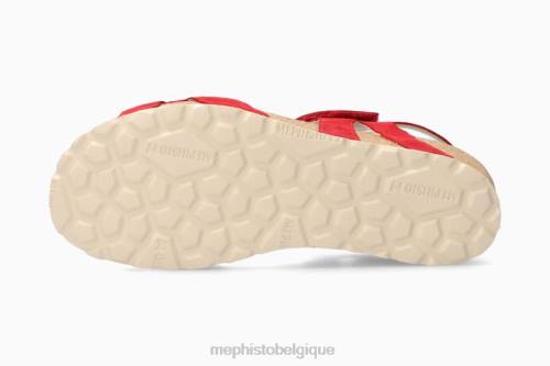 des sandales Mephisto vic étincelle écarlate femmes X826230
