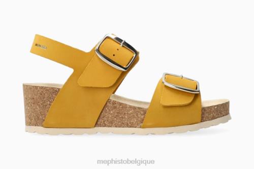 des sandales Mephisto violette ocre femmes X826380