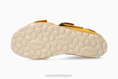 des sandales Mephisto violette ocre femmes X826380