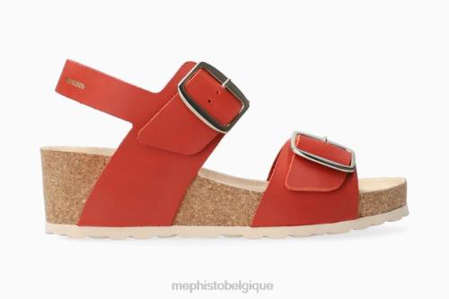 des sandales Mephisto violette rouge femmes X826200