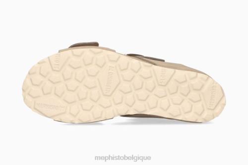 des sandales Mephisto violette taupe clair femmes X826123