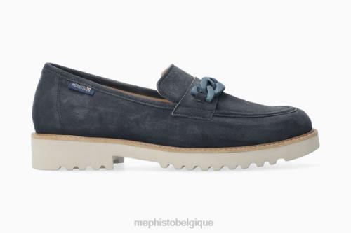 slip-on Mephisto salka jean bleu femmes X82642
