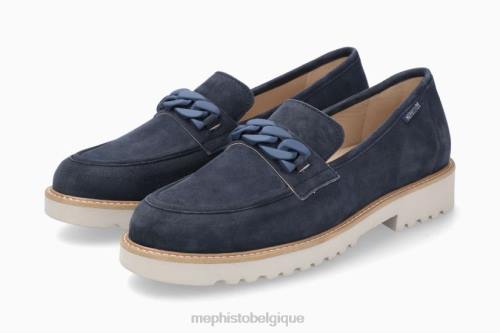 slip-on Mephisto salka jean bleu femmes X82642