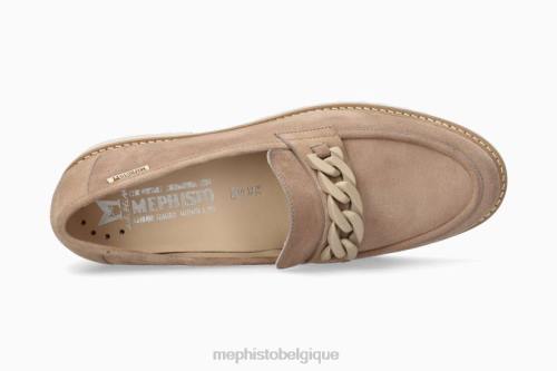 slip-on Mephisto salka taupe clair femmes X82641