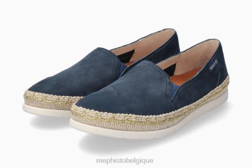 slip-on Mephisto valine jean bleu femmes X8264