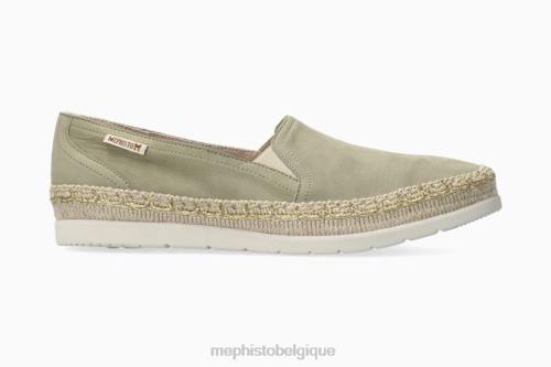 slip-on Mephisto valine kaki clair femmes X8266