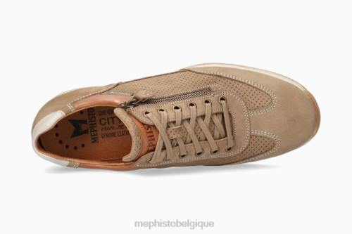 baskets Mephisto Léon taupe Hommes X826501