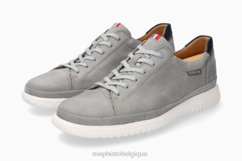 baskets Mephisto Thomas gris clair Hommes X826619