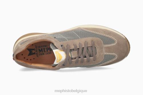 baskets Mephisto air steve gris chaud Hommes X826458