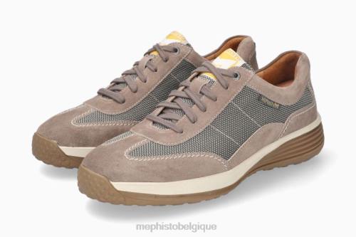 baskets Mephisto air steve gris chaud Hommes X826458