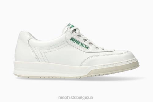 baskets Mephisto correspondre blanc Hommes X826612