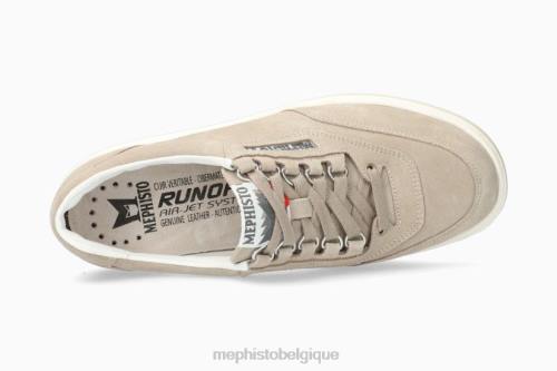 baskets Mephisto correspondre chameau Hommes X826625