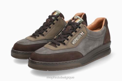 baskets Mephisto correspondre marron foncé Hommes X826624