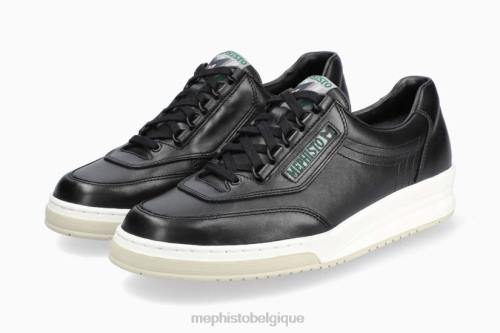 baskets Mephisto correspondre noir Hommes X826617