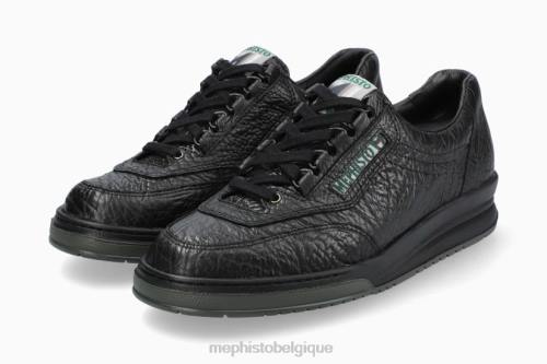 baskets Mephisto correspondre noir Hommes X826618