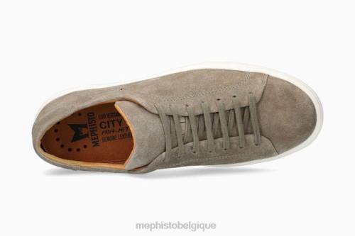 baskets Mephisto cristiano kaki clair Hommes X826520